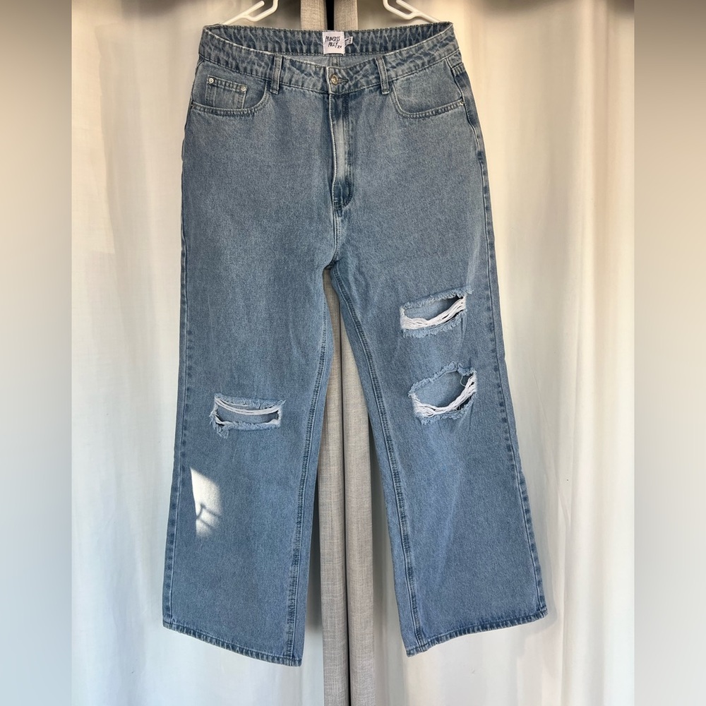 Princess Polly Brenna Knee Rip Denim Jeans